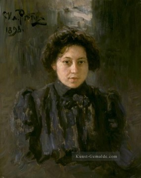  Kunst Malerei - Porträt des Künstlertochter Nadezhda russische Realismus Ilja Repin